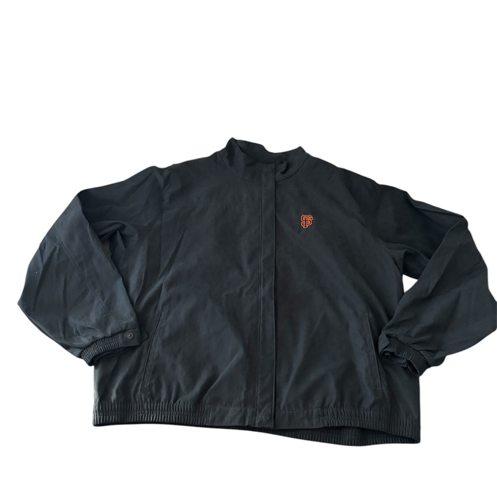 Black Jacket with Embroidered San Francisco Giants Logo Woman’s XL